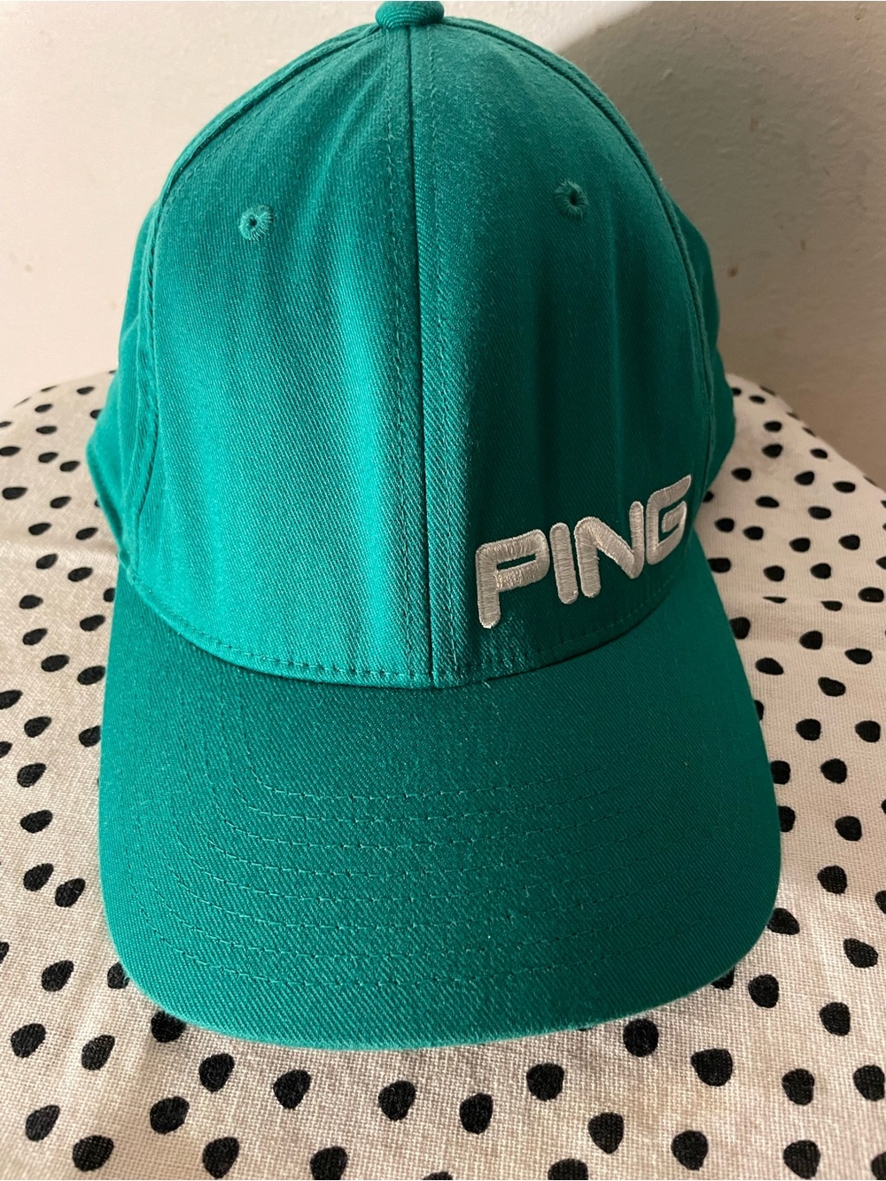 Ping Teal Embroidered Logo Golf Cap